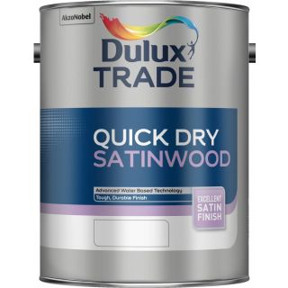 Dulux Trade Quick Dry Satinwood Light Base Paint 1L