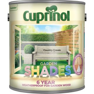 Cuprinol Garden Shades Country Cream Matt Exterior Paint 2.5L