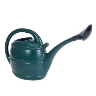 Green Watering Can with Rose 10L