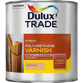 Dulux Trade Clear Satin Polyurethane Varnish 2.5L