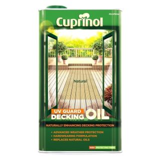 Cuprinol UV Guard Natural Decking Oil 5L