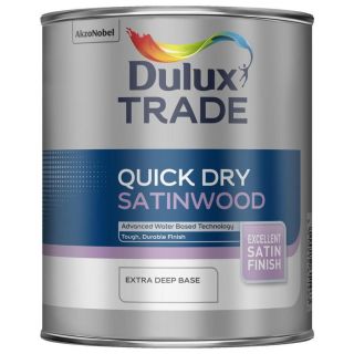 Dulux Trade Quick Dry Satinwood Extra Deep Base Paint 2.5L