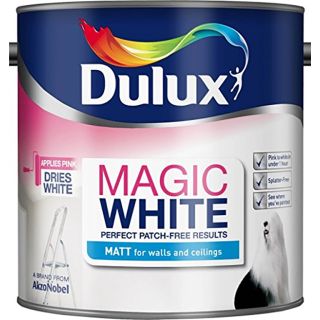 Dulux Magic White Matt Pure Brilliant White Paint 5L