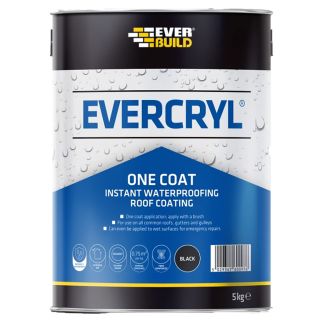 Everbuild Evercryl One Coat Instant Waterproofing Roof Coating