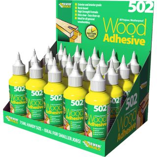 Everbuild 502 All Purpose Weatherproof Wood Adhesive 250ml