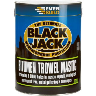 Everbuild Black Jack Bitumen Trowel Mastic 5L