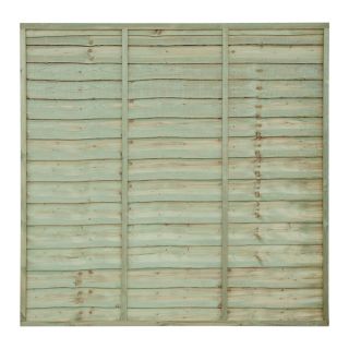 Grange Superior Green Lap Fence Panel 1500 x 1828mm