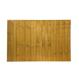Grange Standard Featheredge Golden Brown Fence Panel 1217 x 1828mm