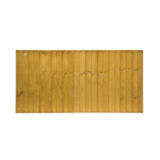 Grange Standard Featheredge Golden Brown Fence Panel 917 x 1828mm