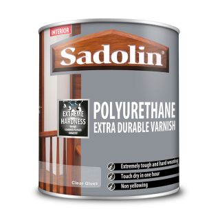 Sadolin Polyurethane Extra Durable Varnish Clear Gloss 1L