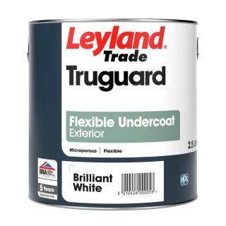 Leyland Trade Truguard Flexible Exterior White Undercoat 2.5L