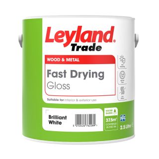 Leyland Trade Fast Drying Brilliant White Gloss 2.5L