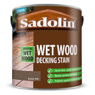 Sadolin Wet Wood Dusky Oak Decking Stain 2.5L
