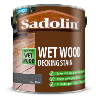 Sadolin Wet Wood Grey Slate Decking Stain 2.5L