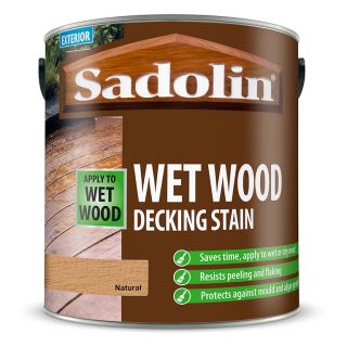 Sadolin Wet Wood Natural Decking Stain 2.5L