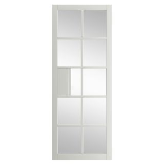 JB Kind Plaza White Clear Glass Internal Door 35 x 1981 x 762mm