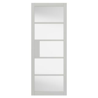 JB Kind Metro White Clear Glazed Internal Door