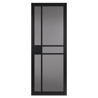 JB Kind City Black Tinted Glazed Internal Door