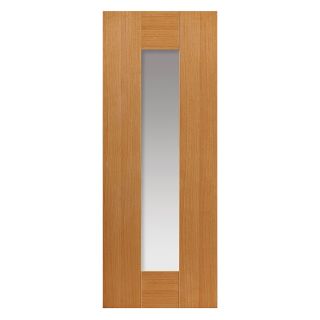 JB Kind Axis Oak Glazed Internal Door 35 x 1981 x 762mm