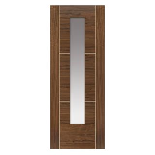 JB Kind Mistral Walnut Glazed Internal Door 40 x 2040 x 726mm