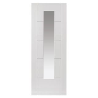 JB Kind Emral White Glazed Internal Door