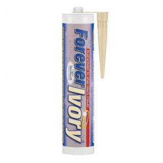 Everbuild Forever Ivory Silicone Sealant 295ml