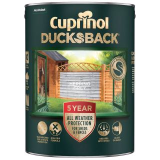 Cuprinol Ducksback Herring Grey 5L