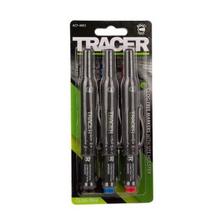 Tracer Clog Free Marker 3 Piece set with Holster