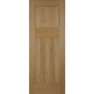 Mendes Unfinished Oak 1930 4 Panel Internal Fire Door 44 x 1981 x 762mm
