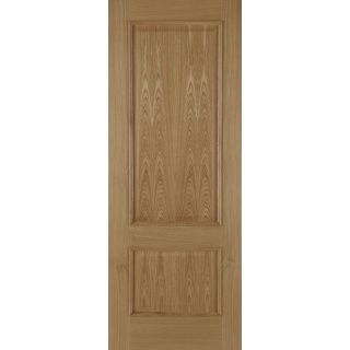Mendes Unfinished Oak Iris 2 Panel Internal Door 35 x 1981 x 762mm