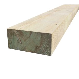 Green Treated Softwood Sleeper 100 x 200 x 2400mm