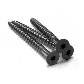 Builddeck Colour Matching Ebony Composite Decking Screws 63mm - Pack of 100