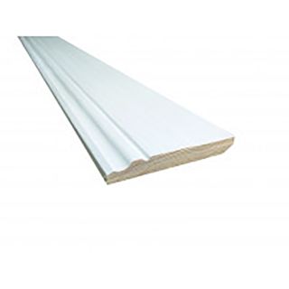 White Semi Finished Softwood Ogee Architrave 25 x 75mm 70% PEFC Certified