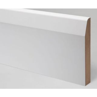 Moisture Resistant MDF Primed 7mm Chamfered Skirting 18 x 119 x 4400mm FSC® Certified