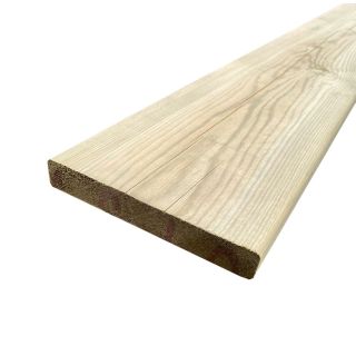 Treated Eased Edge Landscaping Boards 25 x 150mm (Fin. Size: 142 x 20mm) 70% PEFC Certified