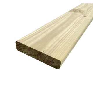 Treated Eased Edge Landscaping Boards 25 x 100mm (Fin. Size: 92 x 20mm) 70% PEFC Certified