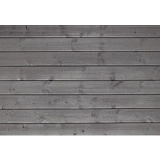Linax Grey Treated Profile ENTA Shiplap Cladding 25 x 150mm (Fin. Size: 22 x 145mm) Face Cover: 127mm