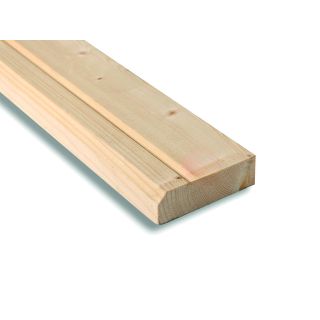 Softwood V.Grooved & Chamfered Architrave 75 x 25mm (Fin. Size: 69 x 19mm)