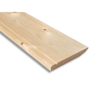 Softwood V.Grooved & Chamfered/Ovolo Reversible Skirting 70% PEFC Certified