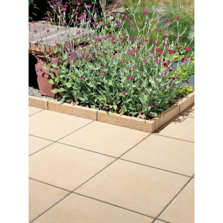 Bradstone Textured Buff Concrete Paving 450 x 450 x 35mm