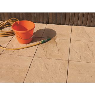 Bradstone Peak Riven Buff Concrete Paving
