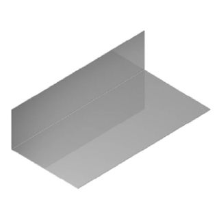 Calder Zinc Soaker 150 x 150mm Gauge-Bent 75 x 75mm