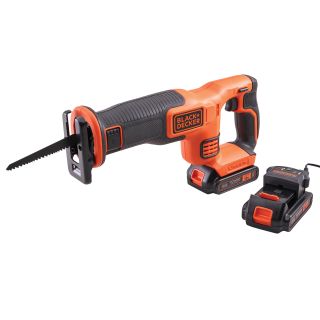 Black & Decker 18V Reciprocating Saw and Battery