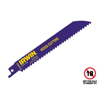 Irwin Sabre Saw Fast Cutting Wood Blades 150mm - Pack of 5