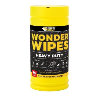 Everbuild Heavy Duty Wonder Wipes - Pack of 75