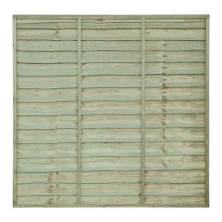 Grange Superior Green Lap Fence Panel 1800 x 1828mm