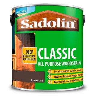 Sadolin Classic All Purpose Rosewood Woodstain 2.5L