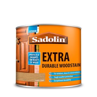 Sadolin Extra Durable Light Oak Woodstain 500ml