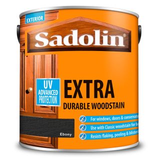 Sadolin Extra Durable Ebony Woodstain 2.5L