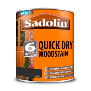 Sadolin Quick Drying Ebony Woodstain 1L